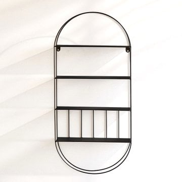 Oval Duvar Rafı